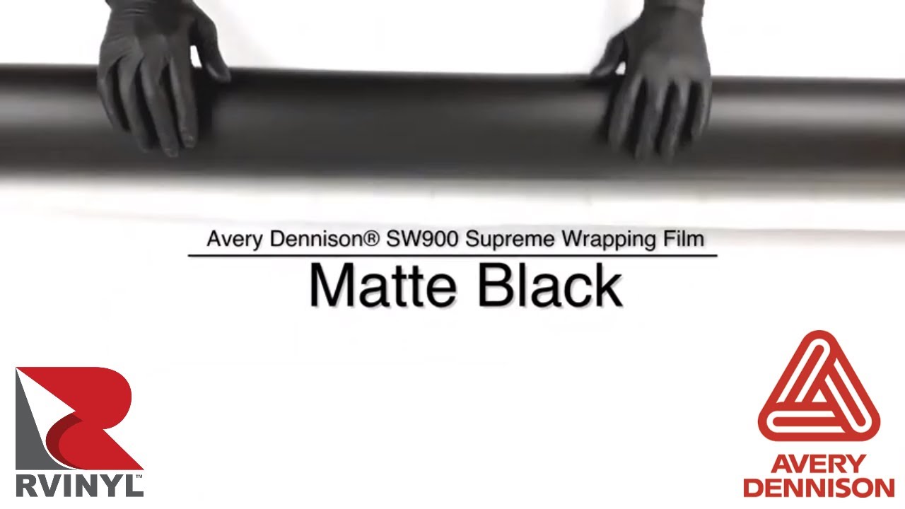 Avery Dennison® SW900 Supreme Wrapping Film - Matte Black - YouTube