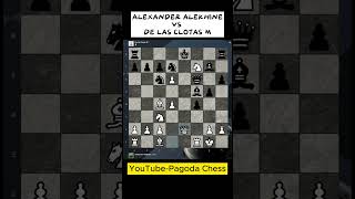 ALEXANDER ALEKHINE vs  DE LAS CLOTAS M #chessgrandmaster #chesss #chess