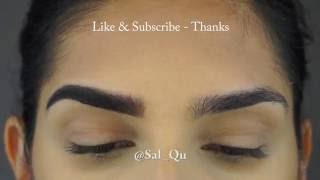 Brow Powder Tutotrial using Ash cosmetics - Sal_Qu