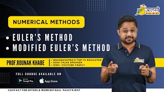 Euler's and Modified Euler's Simplified Explanation | Numerical Methods | Aalsi Engineer|M3 Concepts