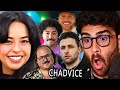 Hasan CHADVICE W/ Valkyrae, Jarvis Johnson, AustinShow, Stavros Halkias, Will Neff | HasanAbi reacts