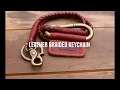 Trip Machine Company Leather Braided key Chain