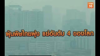 ฝุ่นพิษไทยพุ่ง แย่อันดับ 4 ของโลก | 3 ก.พ.63 | TNN  ข่าวเช้า