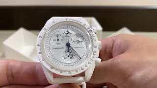 Snoopy Moonswatch Mission to the Moonphase - Full Moon Unboxing  @OMEGA  @swatch