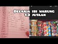 BELANJA ISI WARUNG 1,3 JUTAAN #BELANJAISIWARUNG #warungsederhana