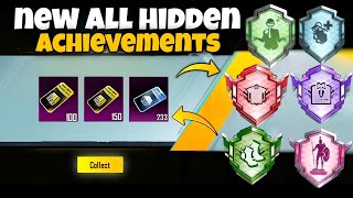 New All Easily Hidden Achievements In Pubg Bgmi | Top 10 hidden Achievements in Bgmi