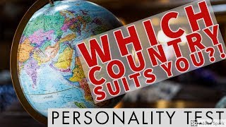 😂 Which country suits YOU? Personality Test! 😂
