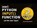 Python input() Function Explained | Get User Input (Beginner Tutorial 2025)