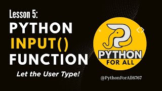 Python input() Function Explained | Get User Input (Beginner Tutorial 2025)