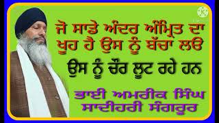 ਅੰਮ੍ਰਿਤ ਦਾ ਖੂਹ ਕਿੱਥੇ ਹੈ। ਤੇ ਚੋਰ ਅੰਮ੍ਰਿਤ ਨੂੰ ਕਿਉਂ ਲੁੱਟਦੇ ਹਨ। ਹੋਰ ਸਾਡੀ ਕਾਇਆਂ ਦੇ ਅੰਦਰ ਕੀ ਕੁਝ ਹੈ