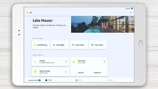 Navigating your Crestron App Home Page