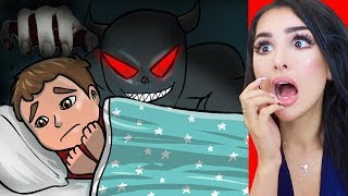 Reacting to SCARY ANIMATIONS (Do NOT watch at night)