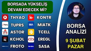 BORSADA YÜKSELİŞ DEVAM EDECEK Mİ? | THYAO TUPRS ASTOR KCHOL FROTO KONTR MIATK TCELL EREGL SASA