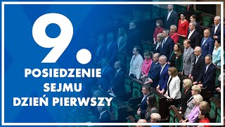 9. posiedzenie Sejmu - dzień pierwszy. 10 kwietnia 2024 r.