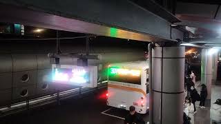 本人拍攝20部公車台北客運307副線電動公車行經西藏跟三民路往板橋113/12/30新北板橋公車站進站+出站