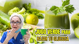 EL MEJOR JUGO VERDE PARA BAJAR TU GLUCOSA. 🍏🍍/Dra. Melissa Tejeida