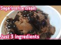 Homemade banana ice cream recipe with just 3 ingredients by kitchen ingredients