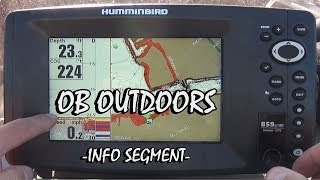 Humminbird 859ci HD Explained - OB Outdoors Info Segment