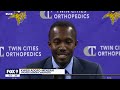 new vikings gm kwesi adofo mensah gets emotional talking about his family fox 9 kmsp