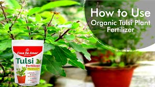 Casa De Amor Organic Tulsi Plant Fertilizer