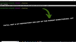 How to solved fatal: not a git repository (or any of the parent directories): .git Github || Solved