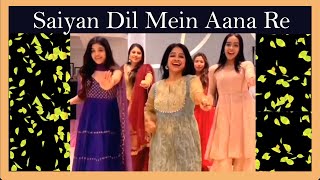 saiyan dil mein aana re remix dance performance | sangeet dance | dance shorts