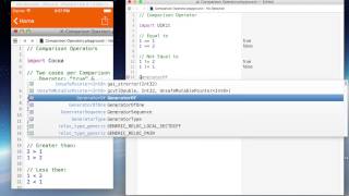 (SPANISH VERSION) Comparison Operator (Swift Programming Language Reference)