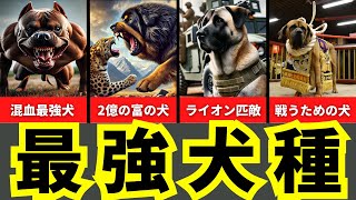 【衝撃】超獰猛ピットブル超え？！最強犬種ランキング！一位は意外な国の国宝犬！