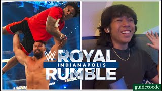 ISHOWSPEED Enters The Royal Rumble | WWEROYALRUMBLE2025, Live Reaction