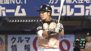 【プロ野球パ】右手一本でライト前！近藤が均衡破る先制タイムリー 2015/08/14 E-F