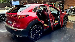 New 2024 Mazda CX 30 2.0L Luxury SUV Red Color | Exterior and Interior Details