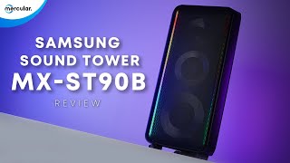 รีวิว Samsung Sound Tower MX-ST90B - ลำโพงปาร์ตี้3เหลี่ยม เสียงลั่นกระหึ่ม 2 ทิศทาง 1700w