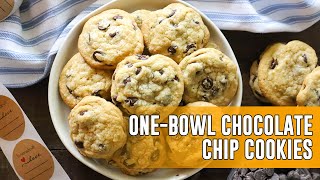 ONE-BOWL CHOCOLATE CHIP COOKIES | The PERFECT Cookie Recipe🍪