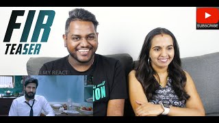 FIR Teaser Reaction | Malaysian Indian Couple | Vishnu Vishal | Gautham Menon | Manjima Mohan | 4K