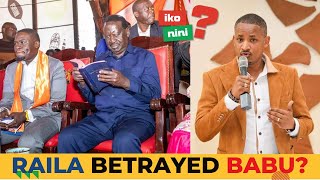 WHY RAILA CHOSE SAKAJA OVER BABU OWINO