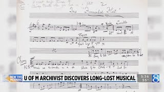 University of Michigan archivist discovers long-lost Gershwin musical