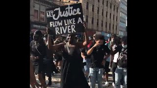 Protesters in N.J. dance in the streets during march