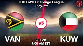 🔴Live : Vanuatu vs Kuwait, Live Scores & Commentary #VAN vs KUW  l Cricket match Vanuatu vs Kuwait