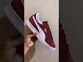 PUMA SUEDE CLASSIC MAROON WHITE