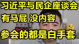 翟山鹰：习近平与民营企业家座谈会丨马云对民营企业座谈会的评价丨有马屁 没内容