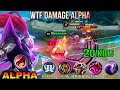 GLOBAL ALPHA NEW ONE SHOT BUILD AND EMBLEM 2024 ! ALPHA DAMAGE AND LIFESTEAL BUILD