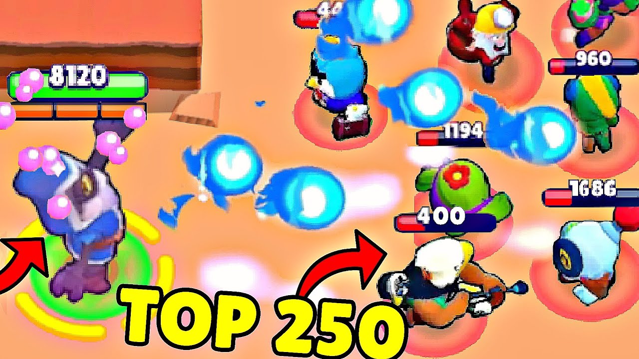 TOP 250 FUNNIEST FAILS & WINS IN BRAWL STARS - YouTube