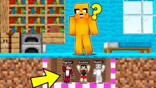 Nos ESCONDEMOS en LA BASE SECRETA DE 1 PIXEL 😂 EL MEJOR ESCONDITE con INVICTOR en Minecraft
