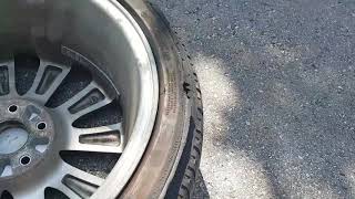 Brand new Michelin defective tire