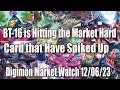 Bt-16 Hitting the Market Hard! Cards that have Spiked Hard. | Digimon Market Watch