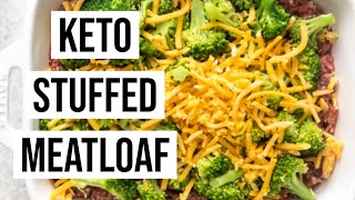 Keto Stuffed Meatloaf Recipe