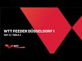 LIVE! - WTT Feeder Dusseldorf I 2022 Day 3 | Table 2