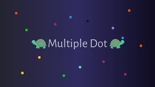 How to get multiple Dot in Python Turtle. Beginners Tutorial
