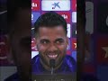 Dani alves mocks Ronaldo calma calma