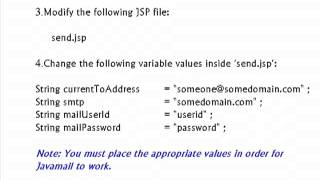 How to Send Email Javamail JSP
